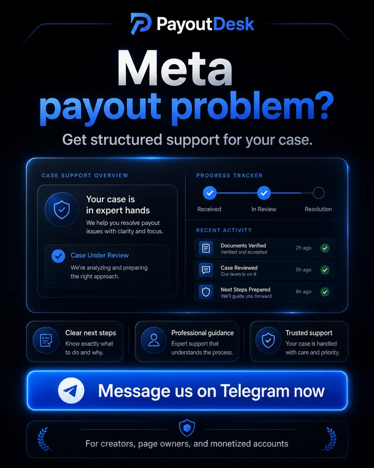 Structured support for payout case